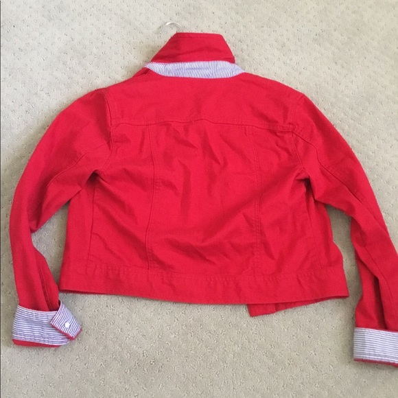 Red Jean Jacket - Picture 6 of 8